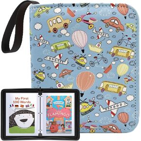 Card Holder for Yoto Cards 40 Cards Capacity Mini Card Case Organizer with Zipper Boys Girls Card Storage Binder for Yoto Player and Yoto Mini Cards, Dark Blue