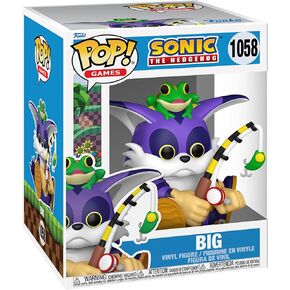 Funko POP Super: Sonic - Big The Cat with Froggy - Sonic The Hedgehog - Collectable Vinyl Figure - Gift Idea - Official Merchandise - for Kids & Adults - Video Games Fans