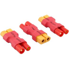 3pcs No Wires Adapter: HXT 3.5MM Male Bullet to Female XT60 - Hyperion/Walkera Lipo(C07-3)