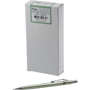 Pentel Sharp Mechanical Pencil (0.7mm) Metallic Celadon Barrel, Box of 12 Pencils (P207MK1)