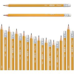 Maped - Essentials Triangular Graphite #2 Pencils 144-Pack - Smooth Writing - Durable HB Lead for Long-Lasting Vibrance - Latex Free Eraser