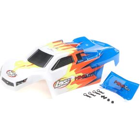 Losi Body Blue/White Mini-T 2.0 LOS210014 Car/Truck Bodies Wings & Decals