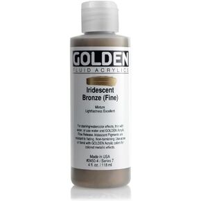 4 Oz Fluid Acrylic Iridescent Color Paints