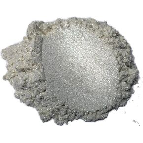 Black Diamond Pigments® | (Diamond Silver Pearl) Pigment is a premium professional, non-toxic mica with unrivaled color saturation that blends with epoxy resin, nail polish, slime, lip gloss, soap, and acrylic