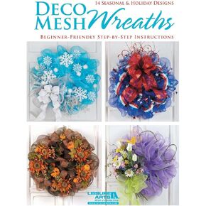 Leisure Arts-Deco Mesh Wreaths
