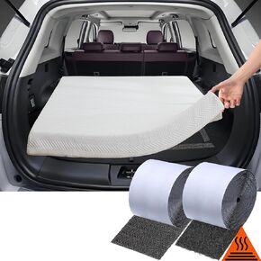 TEUVO 4.3 Inch x 32.8 Feet Heavy Duty Hook and Loop Tape Strips with Adhesive Cushion Grip to Prevent Sliding Keep Couch Cushions Mattress from Sliding, Outdoor No Punching Picture Wall Hanging Strips
