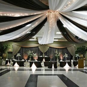 Sheer Voile Chiffon Fabric Draping Panels | 10 Yards 120" Wide White Voile Fabric | Use for Backdrop Curtain -Wedding and Special Events