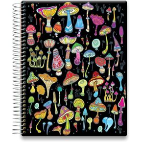 Tools4Wisdom Planner 2025-2026 - April 2025-2026 Calendar - 8.5x11 Inch Hardcover - Monthly Weekly Daily Planner - A5J6 - Magic Mushroom
