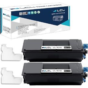 LCL Compatible Toner Cartridge Replacement for Kyocera TK3102 TK-3102 1T02MS0US0 Ecosys M3540dn M3540idn M3040dn M3040idn Mita FS-2100DN FS-2100D (2-Pack Black)
