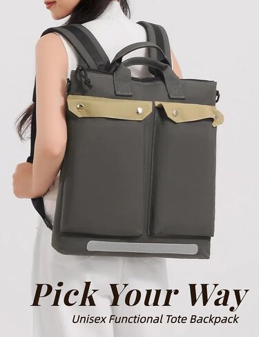Schkleier Men Women Convertible Backpack, Large Laptop Tote Purse, Daypack Rucksack, Light weight Bookbag for Work, Casual, College, Commuter, Travel in Saudi Arabia