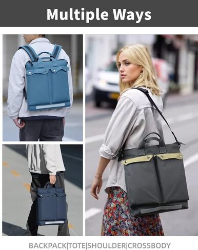 Schkleier Men Women Convertible Backpack, Large Laptop Tote Purse, Daypack Rucksack, Light weight Bookbag for Work, Casual, College, Commuter, Travel in Saudi Arabia