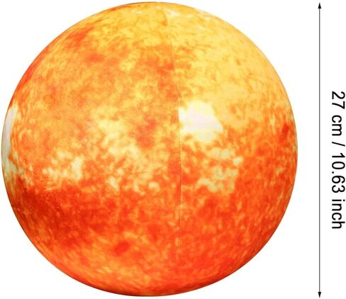Ultra-ealistic 3D Planet,Moon,Earth,The Sun,Pillow Plush Toys,for Kids Teens Adults, for Teachers and Parents, Educational Toy Learning, 10.6 in (The Earth) in Kuwait