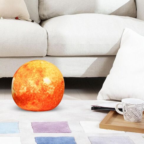 Ultra-ealistic 3D Planet,Moon,Earth,The Sun,Pillow Plush Toys,for Kids Teens Adults, for Teachers and Parents, Educational Toy Learning, 10.6 in (The Earth) in Kuwait