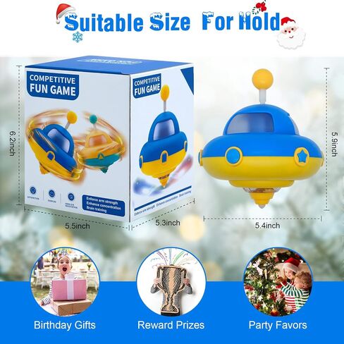 تضيء لعبة Top Top Toy بأضواء واضحة ، ألعاب تعليمية/حسية للأطفال الصغار ، ألعاب تململ للبالغين والأطفال ، تفضل حفلة عيد ميلاد 3 4 5 6 7 8 9 in Kuwait