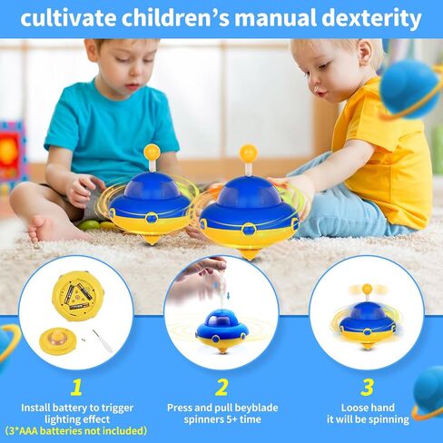 تضيء لعبة Top Top Toy بأضواء واضحة ، ألعاب تعليمية/حسية للأطفال الصغار ، ألعاب تململ للبالغين والأطفال ، تفضل حفلة عيد ميلاد 3 4 5 6 7 8 9 in Kuwait