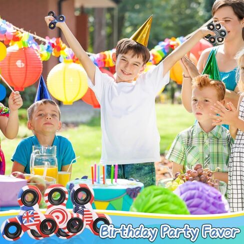 12 Pack Fidget Spinner Toy Bulk for Kids Adults, Metal Tri-Spinner Fidget Set, Hand Spinner for Stress Relief, Easter Birthday Goodie Bag Stocking Stuffers Classroom Prizes for Boy Age 3-12 in Kuwait