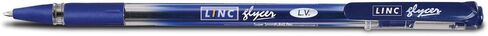 Linc Glycer Smooth Ball Point Pen, Soft Grip, 1.00mm Tip, 36-Count, Black in Kuwait