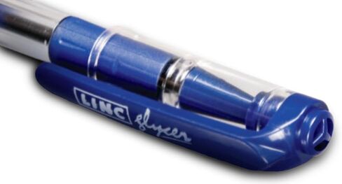 Linc Glycer Smooth Ball Point Pen, Soft Grip, 1.00mm Tip, 36-Count, Black in Kuwait