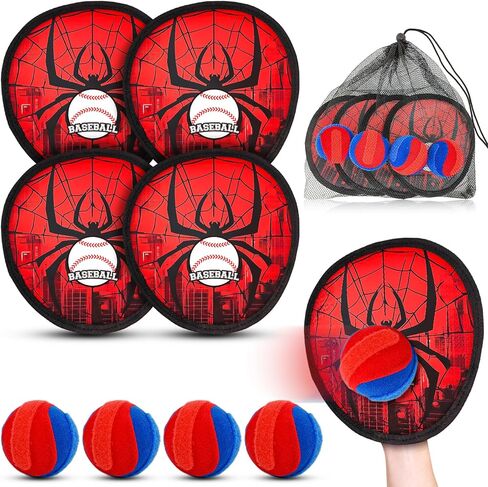 Toss and Catch Ball Game Set, Outdoor Games for Kids 3 4 5 6 7 8 9 10 11 12 Years Old Boys Girls, Outdoor Yard Games Beach Toys Pool Toys Sports & Outdoors Birthday Gifts (2 Paddles) in Kuwait