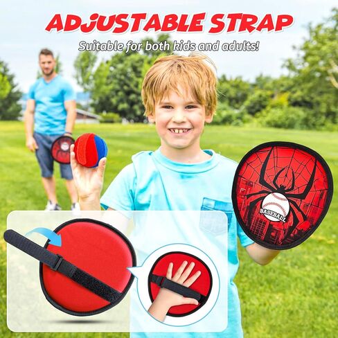 Toss and Catch Ball Game Set, Outdoor Games for Kids 3 4 5 6 7 8 9 10 11 12 Years Old Boys Girls, Outdoor Yard Games Beach Toys Pool Toys Sports & Outdoors Birthday Gifts (2 Paddles) in Kuwait