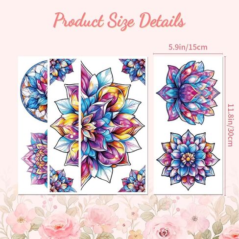 Rub on Transfer Decal Sticker for Furniture Craft Decor 6"x12" Gold Foil Tree with Scraper, 3Pcs Waterproof UV DTF Transfer for Drawer Dresser Glass Porcelain Wood Plastic Window in Kuwait