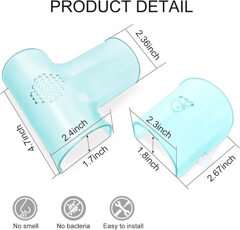 2 حزمة Betta نفق أنبوب خزان الأسماك ، ملحقات Betta Fish Tank للراحة ، اللعب ، إخفاء ، Betta Fish Tank Decor in Kuwait