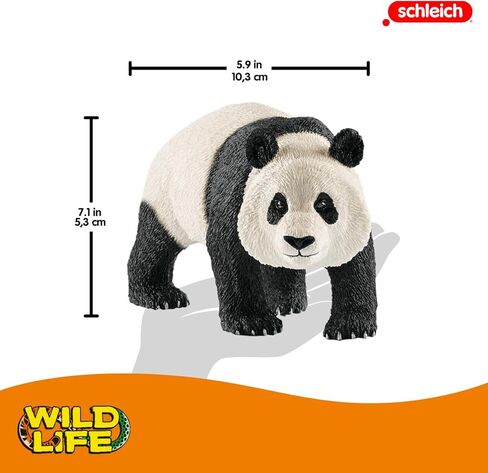 Schleich Wild Life, Animal Figurine, Animal Toys for Boys and Girls 3-8 Years Old, Male Panda, Ages 3+ in Saudi Arabia
