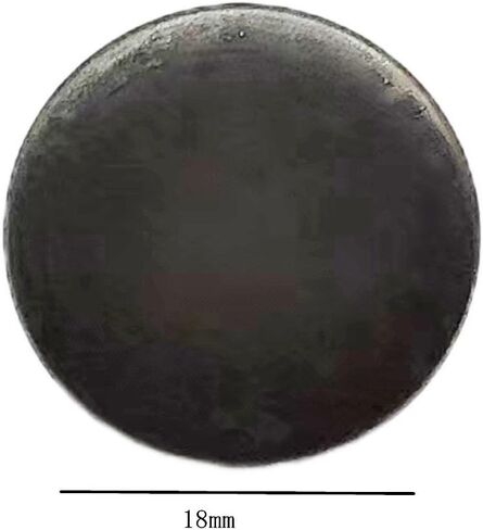 24PC Sewing Metal Buttons with Metal Shank Round Antique Buttons DIY Sewing Crafts Buttons Black,18mm in Kuwait