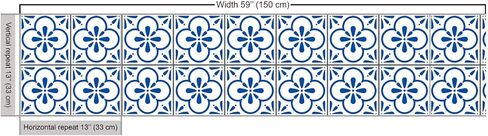 Lunarable Paisley Fabric by The Yard, Vintage Abstract Batik Flower Design Soft Colored Image Ornamental Pattern, Decorative Fabric for Upholstery and Home Accents, 2 Yards, Beige Blue in Kuwait