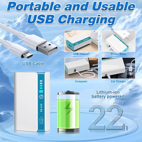 USB Rechargeable Aquarium Air Pump One Dual Outlet Fish Tank Bubbler Aerator Pump for 5-75 Gallon Portable Li-ion Battery Power Outage Outdoor Fishing Live Bait Bucket Aerator Quiet Oxygen Pump in Saudi Arabia