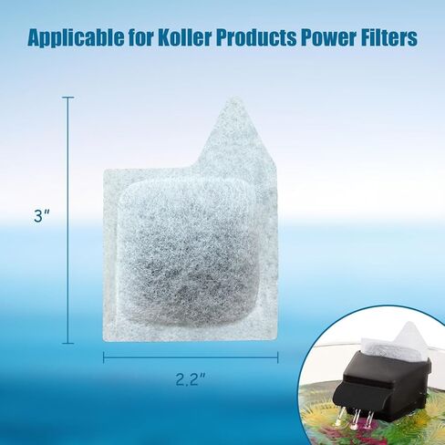 Koller Products XS 6 عبوات خراطيش ، خرطوشة بديلة لـ Koller Products Fish Sanks in Kuwait