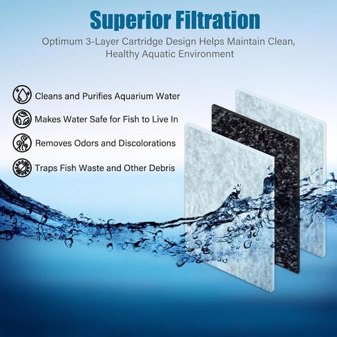 Koller Products XS 6 عبوات خراطيش ، خرطوشة بديلة لـ Koller Products Fish Sanks in Kuwait