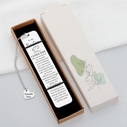 Bestie Gifts for Women Men True Friendship Gifts for Best Friend Sentimental Gifts Thank You Gifts for Friend Bookmarks for Book Lover Stocking Stuffers for Teen Boys Girls Birthday Christmas Gifts in Saudi Arabia