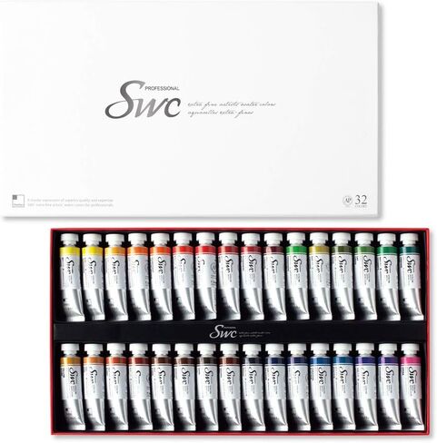مجموعة Shinhan Premium Watercolor 15ml من 32 لونًا - حزمة قديمة in Saudi Arabia