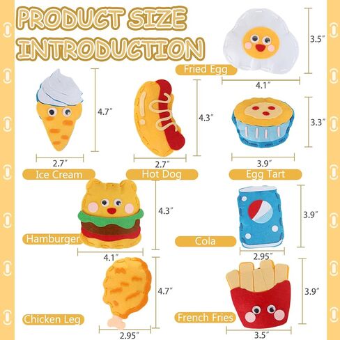 أطفال خياطة مجموعات للمبتدئين ، 8 حيوانات محشوة ، أرنب ، ديناصور جعل طقم حرفية ممتعة للخياطة ، تعلم تعليمية لخياطة هدايا للأطفال 5 6 7 8 9 10 11 12 ، تعليمات ومحسنة in Kuwait