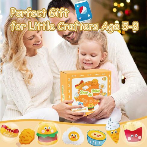 أطفال خياطة مجموعات للمبتدئين ، 8 حيوانات محشوة ، أرنب ، ديناصور جعل طقم حرفية ممتعة للخياطة ، تعلم تعليمية لخياطة هدايا للأطفال 5 6 7 8 9 10 11 12 ، تعليمات ومحسنة in Kuwait