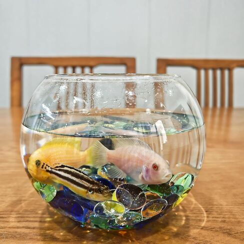 الأحجار الكريمة الزجاجية المسطحة ، الحجارة الزجاجية ذات اللون المسطح للخرز للمنزل الزخرفي الفني ، حشو مزهرية ، حوض الأزهار الزهرية الزخرفية ، الفسيفساء الحرفية ، ديكور مبعثر في الحديقة (العنبر ، 16-19 ملم) in Kuwait