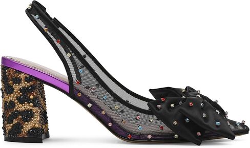 حذاء Betsey Johnson Dafney Pump للسيدات، ليوبارد متعدد الألوان، 7 in Saudi Arabia