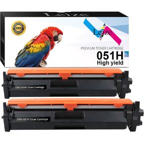051H 051 Toner Cartridge High Yield Compatible Replacement for Canon 051H 051 CRG051H CRG051 Black Toner 4,100 Page for Canon imageCLASS MF264dw MF267dw MF269dw LBP162dw Printer Toner 2169C001,2-Pack