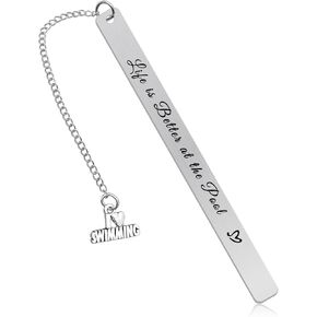 Swim Gifts for Women Bookmark Swimming Gift Pool Gifts for Women Swimmers Gift Swimming Gift for Swim Lover Swimming Coach Thank You Gift Swim Team Gift Swimmers Summer Gift Christmas Graduation Gift