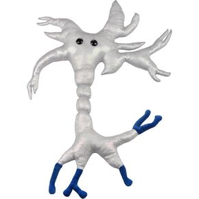 GIANTmicrobes Gigantic 25" Brain Cell Plush, Neuron Plush, Neuroscience Gifts, Neurology Gifts, Science Plush, Psychology Gifts, Psychology Decor, Brain Themed Gifts, Mental Health Awarenesss