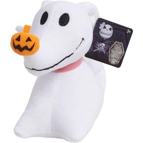 Just Play Disney Tim Burton's The Nightmare Before Christmas Small Plush Zero, Kids Toys for Ages 3 Up