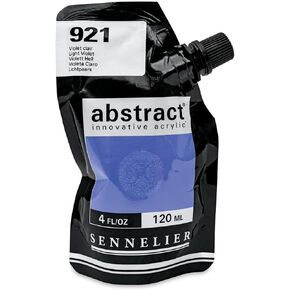 Sennelier Abstract Innovative Heavy Body Acrylic Paint, 120ml Pouch, Fluorescent Pink