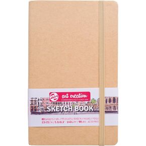 Talens Japan T9314-432M 452213 Art Creation Sketchbook, Drawing Notebook, 5.1 x 8.3 inches (13 x 21 cm), Craft Paper
