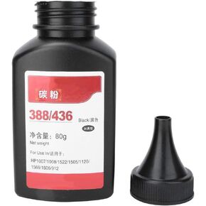 Hilitand Printer Refill Toner Powder 1 Bottle Black Toner Powder (80g/2.8oz)