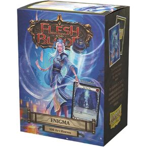 Dragon Shield Sleeves - Limited Edition Flesh and Blood: Enigma - 100 CT Matte Art Card Sleeves - Smooth & Tough - Compatible with Magic The Gathering, Pokémon, and Yugioh TCG & LCG - Top Loader