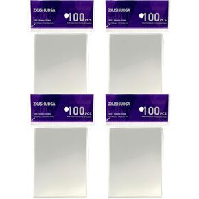200pcs MTG Card Sleeves, White Matte Card Sleeves Magic Cards, Protect All Your Trading Cards, for Sports Cards Football Cards Game Cards, 66 x 91 mm