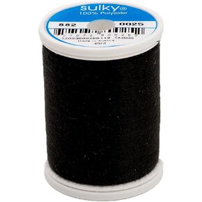 Sulky Bobbin Thread 60wt 1,100yd, Black