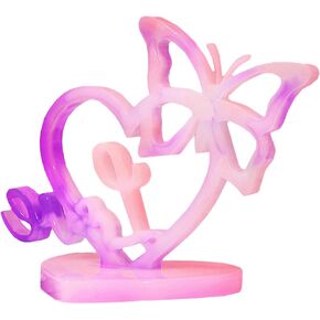 Heart Resin Molds Butterfly Silicone Resin Mold Heart Epoxy Resin Molds Personalized Epoxy Resin Casting Mold for Mother Day Party Desktop Decoration