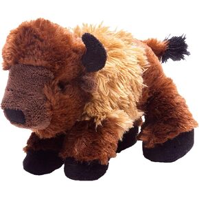 Wild Republic Bison Plush, Stuffed Animal, Plush Toy, Gifts for Kids, Hug’Ems 7"